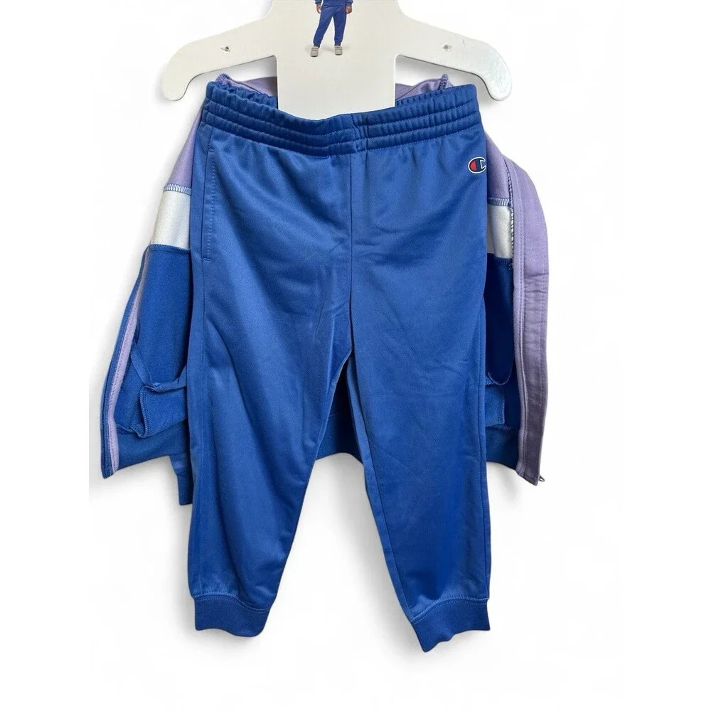 NWT Champion Girls 4t Lavender 2 Piece Track Set Pants & Jacket Full Zip New